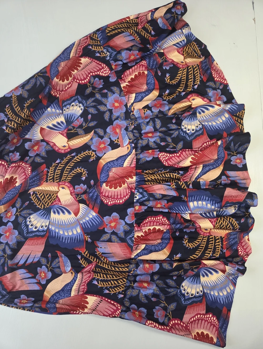 FARM Rio Multicolor Floral Bird Butterfly Print Maxi Dress - Picture 6 of 14